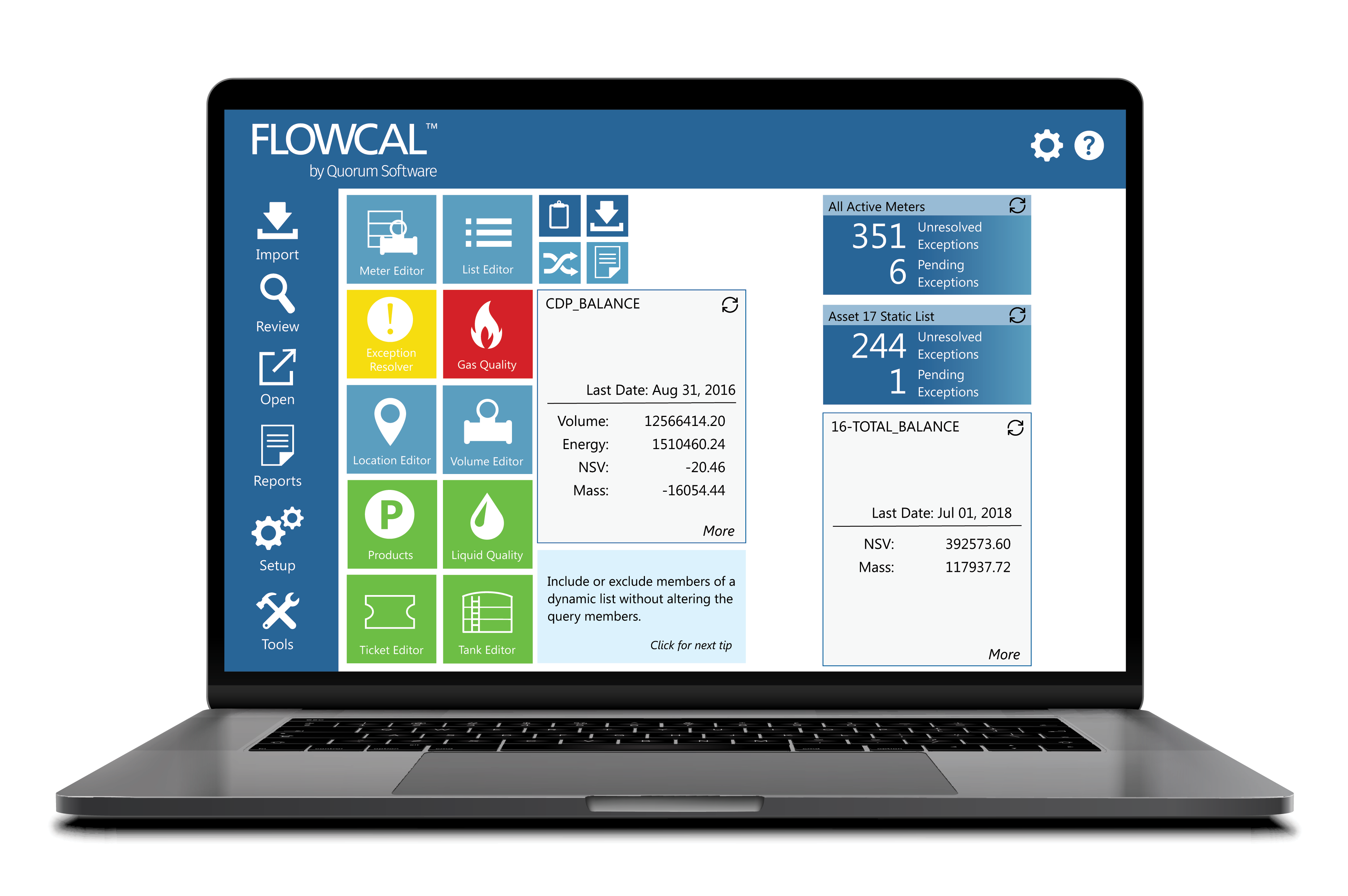 Flowcal Laptop